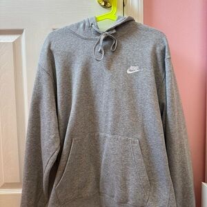 Nike Men's Gray Hoodie